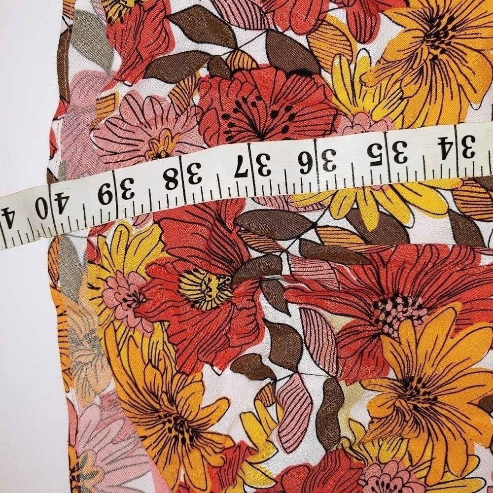 LOFT Floral Halter Dress Rayon 10 - Picture 5 of 7
